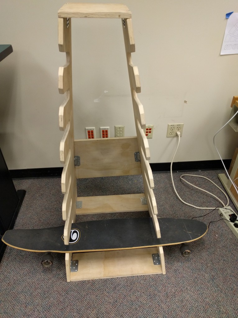 Skateboard rack